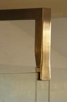 Barre stabilisatrice en inox massif pour cabine de douche